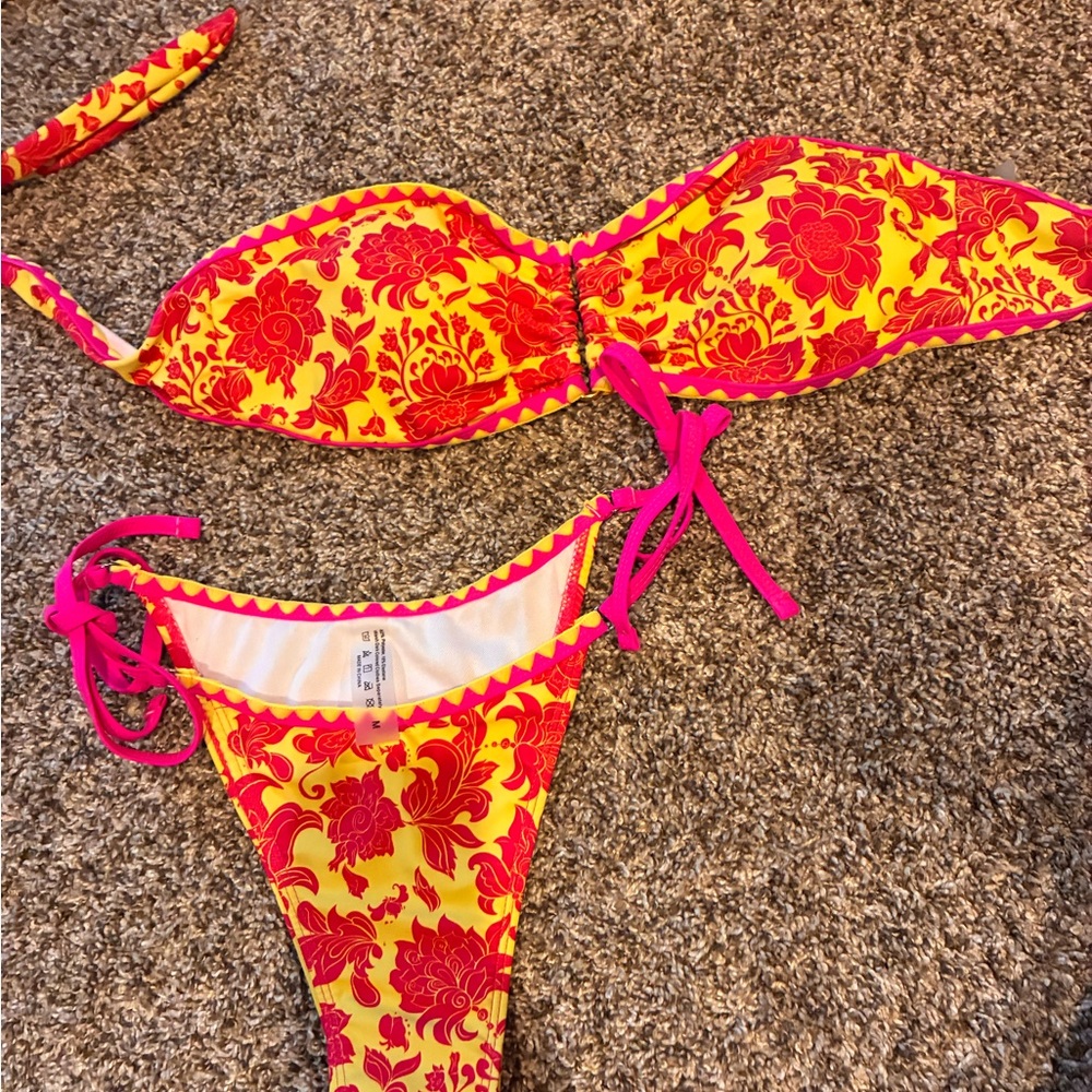 Vibrant Floral Bikini Set